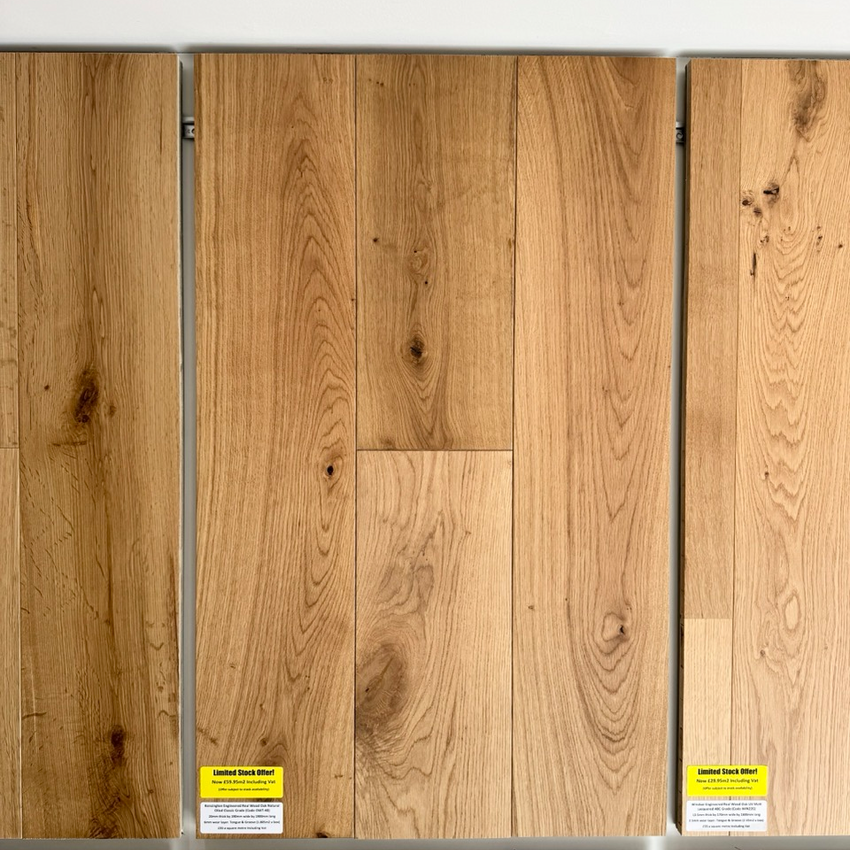 Kensington Engineered Real Wood Oak Natural Oiled